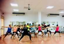 Promoción deportiva en la Plaza del Arenal