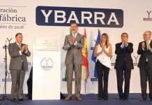 El Rey de España visita las instalaciones de la nueva Ybarra