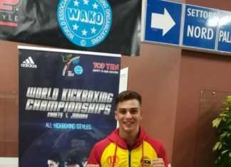 Iván Cañada, tercero del mundo de Kick Boxing