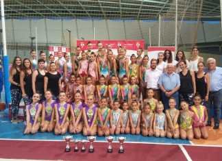 Las gimnastas brillaron con luz propia en casa