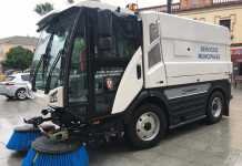 Nueva barredora por aspiración para el servicio de limpieza