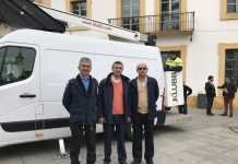 Nuevo furgón con brazo y cesta portaoperador para el servicio de alumbrado