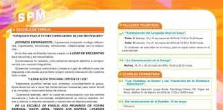 Oferta formativa para madres y padres en el comienzo de 2019