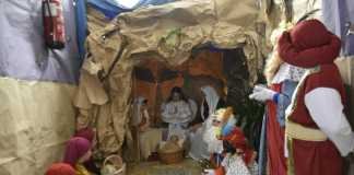 El colegio San Sebastián se convirtió en Belén por una tarde