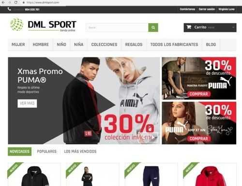DML Sport inaugura su tienda online www.dmlsport.com nueva tienda online de dml sport