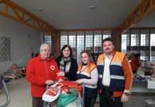 Protección Civil entrega alimentos a Cruz Roja