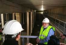 El depósito de tormenta se encuentra al 90 por ciento de su ejecución