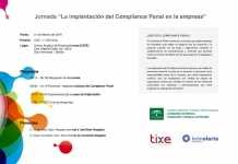 Tixe y Cade organizan jornada sobre la Compliance Penal