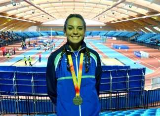 Valme Prado, subcampeona de España de pista cubierta