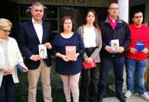 Paseo electoral de José Luis Sanz por la ciudad