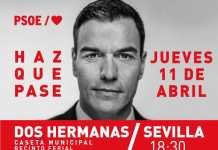 Doble cita electoral de Pedro Sánchez en Dos Hermanas
