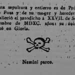 La tumba de los Poza, una de las principales familias nazarenas la tumba de los Poza