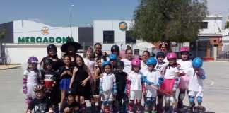 Teatro sobre ruedas para clausurar las clases de patinaje clases de patinaje