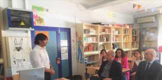 Javier Imbroda visita el Colegio Ibarburu javier imbroda