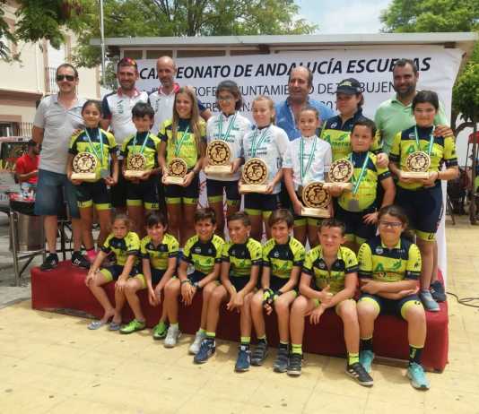 Los chicos y chicas de la escuela ciclista brillan en el Andaluz los chicos y chicas de la escuela ciclista