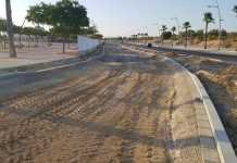 Ampliación del plazo de ejecución del Carril Bus hasta diciembre prosiguen las obras