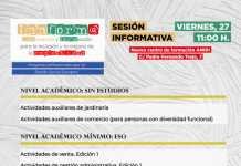 Nueva sesión informativa del programa de formación laboral Innform@ nueva sesión informativa