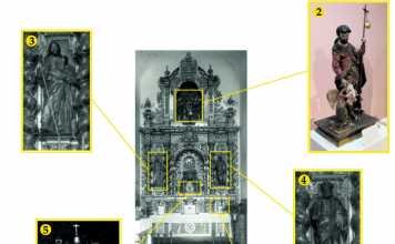 El magnífico retablo barroco de la capilla de Santa Ana magnífico retablo barroco