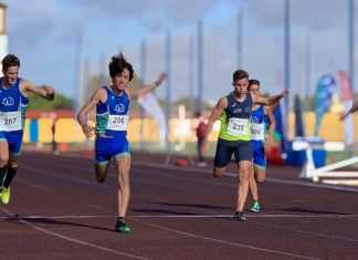 Encuentro de atletas federados en las pistas de Los Montecillos encuentro de atletas