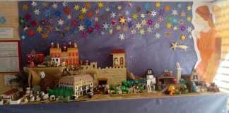 Belén muy nazareno, una Navidad más en el Colegio Arco Norte belén muy nazareno