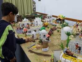 belén de playmobol solidario