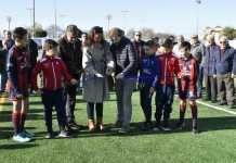 Recepcionados los campos de fútbol de césped del superávit 2017 recepcionados los campos de fútbol