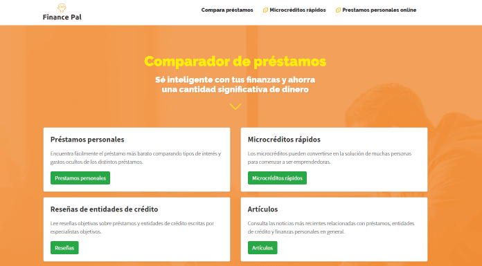 Busca y compara las ofertas de préstamos FinancePal