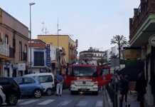 Un herido en el incendio de una vivienda en la Calle Virgen de Covadonga herido en el incendio