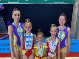 Primeras medallas de la temporada para la gimnasia rítmica primeras medallas