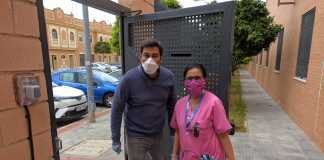 Donación de mascarillas y guantes a la Residencia Los Jardines donación de mascarillas y guantes