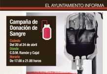Campaña de donación de sangre en el polideportivo Ramón y Cajal campaña de donación de sangre