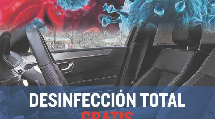 Desinfección gratuita de vehículos para sanitarios y fuerzas de seguridad desinfección gratuita