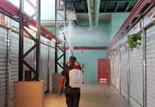 Las medidas de desinfección se intensifican en los mercados municipales medidas de desinfección