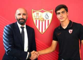 Juan Luis Sánchez Velasco, uno de los seis canteranos elegidos por el Sevilla F.C. juan luis sánchez velasco