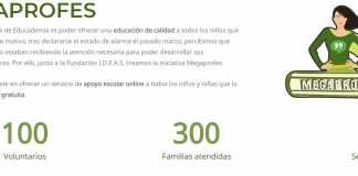 El próximo curso sigue la iniciativa solidaria de Megaprofes próximo curso