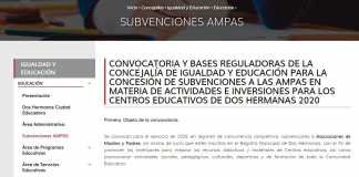 Las AMPAS ya pueden solicitar su subvención del año 2020 ampas