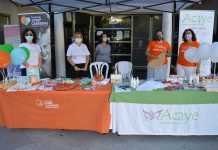 Semana de la Leucemia con mesa informativa de Acaye semana de la leucemia