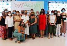 Las costureras del confinamiento reciben un homenaje de Acaye costureras