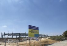 Explanación y red de saneamiento en la parcela del Palacio de Congresos explanación