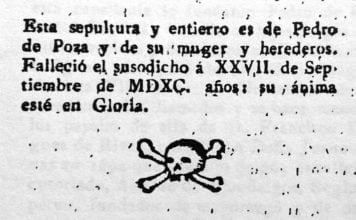 Los entierros en la parroquia en 1497 entierros