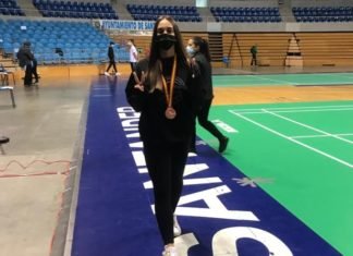 María Ojeda Lechuga, bronce en el Nacional de Bádminton sub 15 maría ojeda lechuga