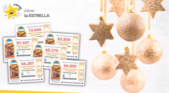 La Lotería de Navidad te espera en la Administración La Estrella lotería de navidad