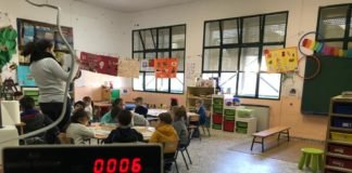 Medidor de oxígeno para las aulas del CEIP San Sebastián medidor