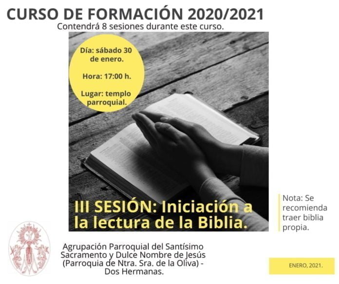 curso formación del dulce nombre nueva jornada