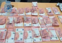 Un joven es detenido por falsificación de billetes en una vivienda ocupada joven