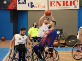 Doble esfuerzo sin premio para el BSR Vistazul en Barcelona doble esfuerzo