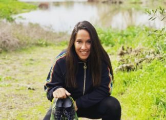 Mari Paz Vilas presenta sus nuevas botas en la Laguna de Fuente del Rey mari paz vilas