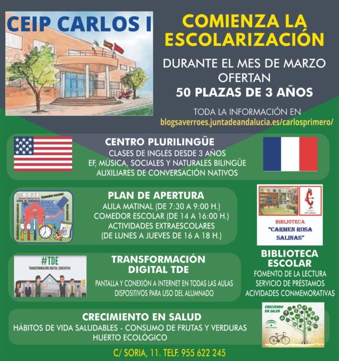 escolarización colegio carlos I CEIP Carlos I