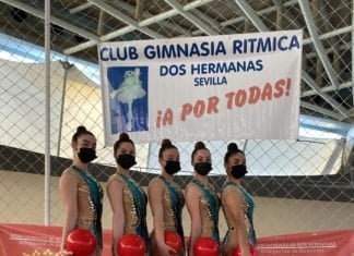 Doble podio para la rítmica nazarena en el Vinkova Cup doble podio