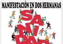 Manifestación por la sanidad pública en Dos Hermanas manifestación